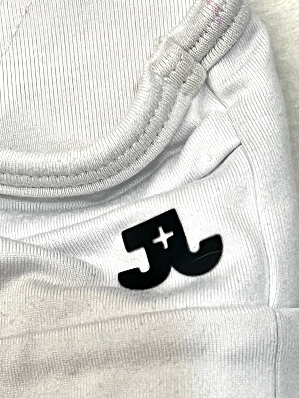 Jo+Jax Youth White High-Neck Premium Dance + Activewear Performance Sports Bra - Picture 11 of 16